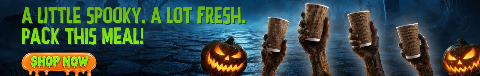 A little spooky, a lot fresh. Shop paper cups and lids